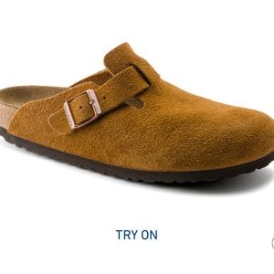 Birkenstock Suede Boston Shoes Mink Color sz 45 12 us Men’s $160